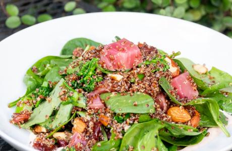 Warm Red Quinoa Salad at Hook & Ladder