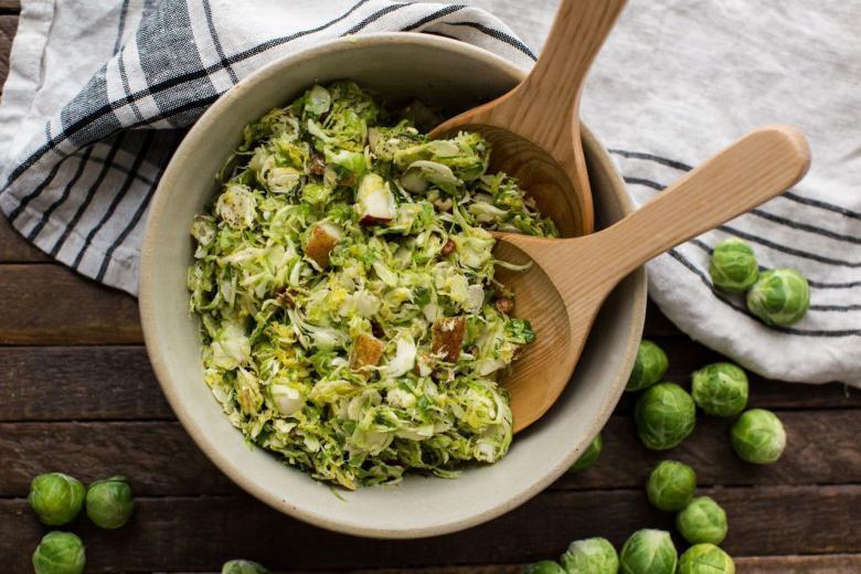 Brussels Sprout & Pear Salad